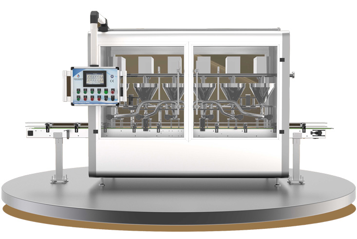 6 Head Automatic Grease Filling Machine