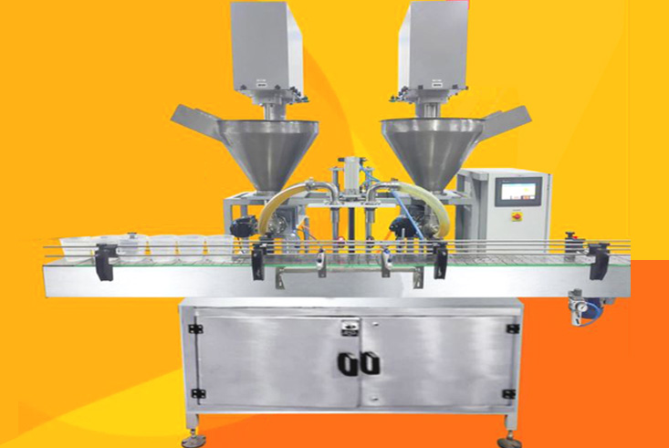 Double Head Automatic Grease Filling Machine